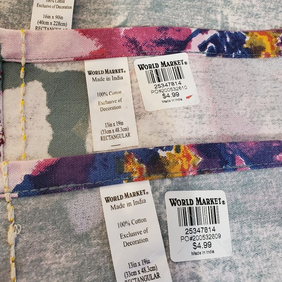🌸 Cost Plus World Market 'Annabel' Table Linens - Picture 9 of 10